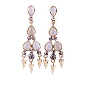 Vintage-style Long Dangle Earrings