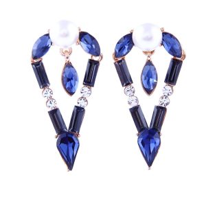 Waterdrop-shaped Sparkling Elegant Women's Fashion Earrings