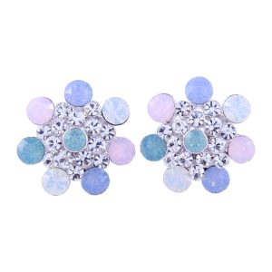 Colorful Round Modern Stud Earrings