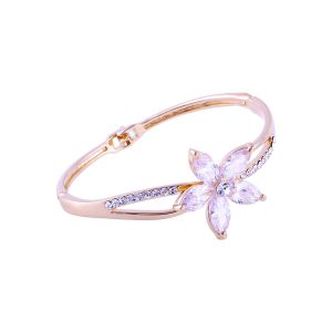Zircon Flower Bracelet