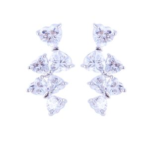Heart-shaped Stud Earrings