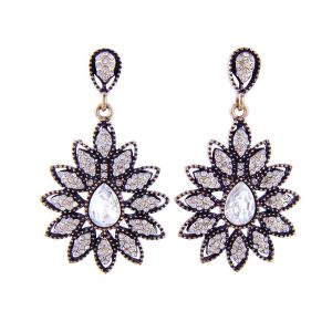 Antique Bronze-tone Vintage-style Women's Dangle Earrings