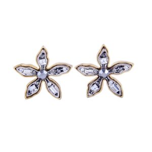 Five-petal Vintage Stud Earrings
