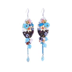 Handcrafted Vintage Long Dangle Earrings
