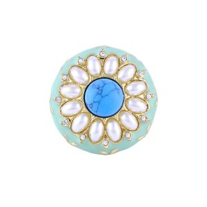Pearl Turquoise Vintage Ring