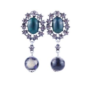 Natural Stone Chinese-style Elegant Earrings