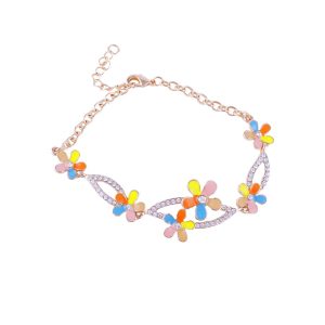 Colorful Flower Bracelet