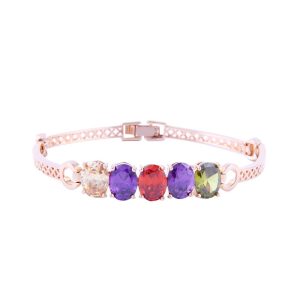 Colored Zircon Bracelet