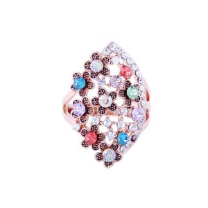 Sparkling Flower Ring