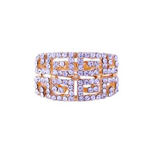 Maze Rhinestone Ring
