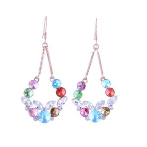 Unique Elegant High-shine Artificial Crystal Drop Earrings