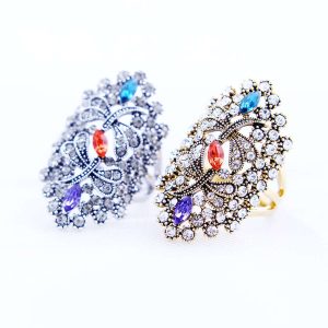 Vintage Elongated Hollow Ring