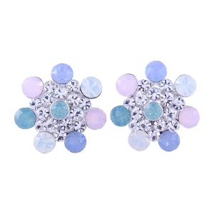 Colorful Round Modern Stud Earrings