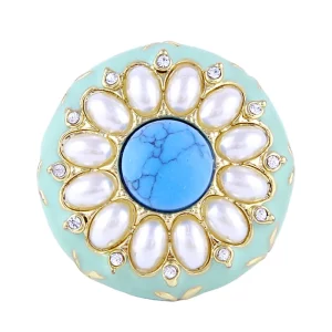 Pearl Turquoise Vintage Ring